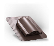Вентилятор подкровельного пространства Wirplast Simple P17 468x390 мм коричневый RAL 8017